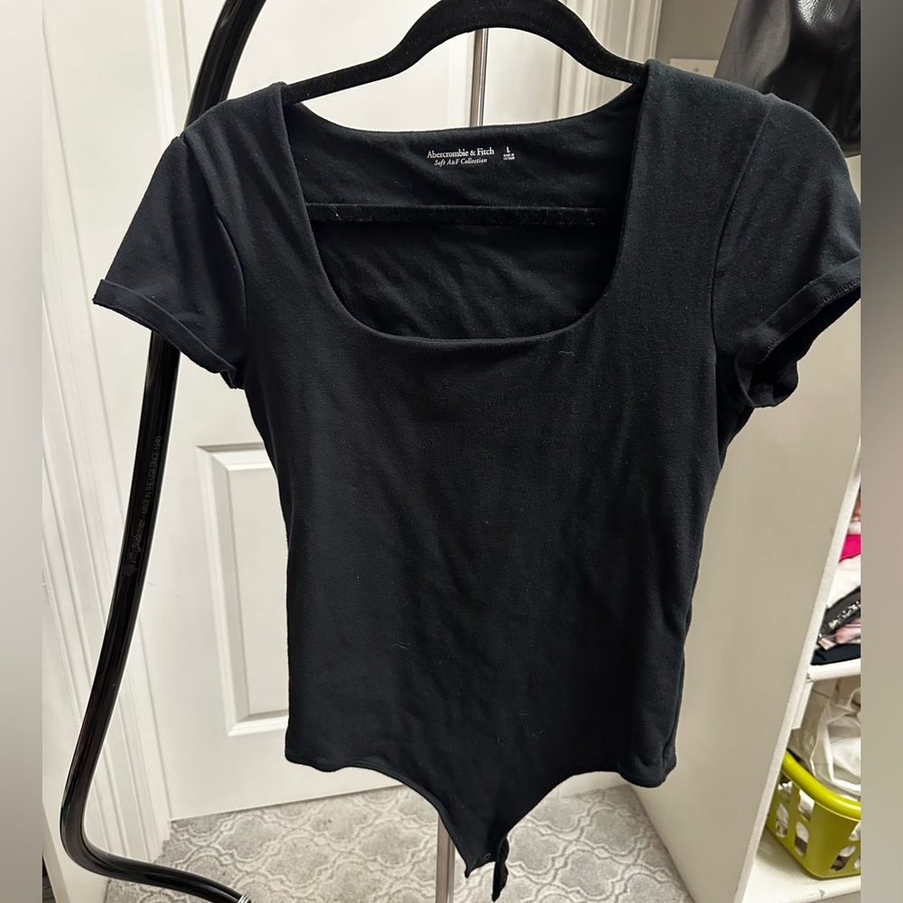 Abercrombie Cotton Seamlesss Squareneck Bodysuit
